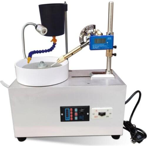 110V/220V 180W Gem Grinding Machine, Stepless Variable Frequency Speed Regulation ,Jewelry Jade Ring Face Polishing Equipment