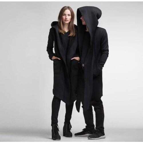 Unisex Men Women Trench Coat 2019 Spring Winter Warm Long Coat Fashion Casual Windbreaker Men Women Cardigan Blazer Overcoat