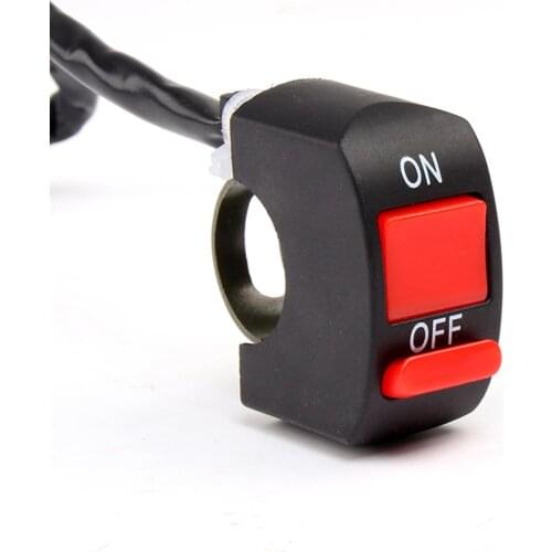 Universal Motorcycle Handlebar Headlight Fog Light On Off Switch Accessories 2.2cm pipe diameter