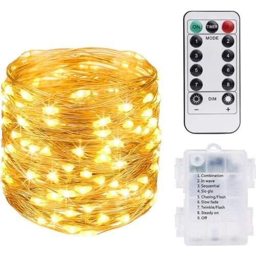 10 M 100led String Fairy Lights Waterproof Outdoor Garland Lamp Christmas For Garden Decoration Wedding Party Light For Home