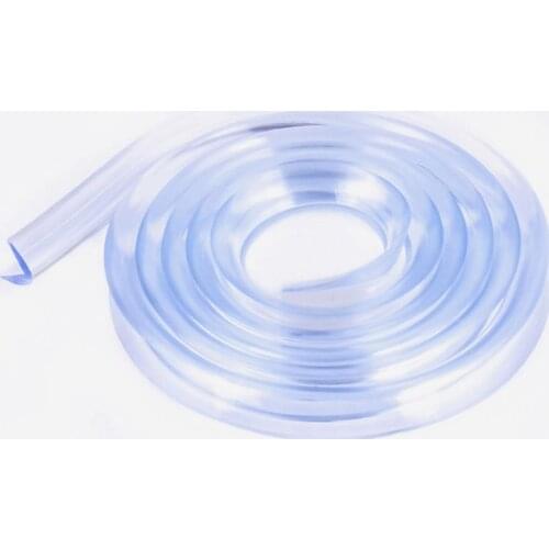 W3JF Transparent Table Edge Furniture Guard Corner Protectors Bumper Strip with Double-Sided Tape for Cabinets, Tables, Drawers