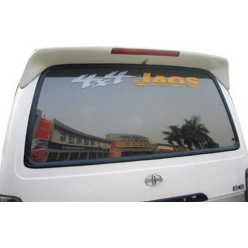 WOOBEST ABS Rear Wing Rear Trunk roof visor Rear Spoiler for toyota Hiace, top quality unpainted