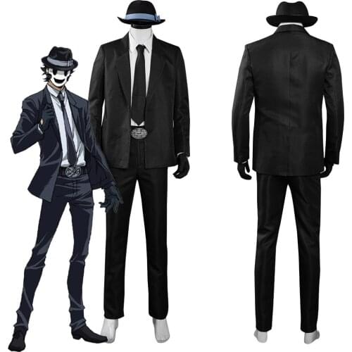 Anime High-Rise Invasion Sniper Mask Cosplay Costume Halloween Carnival Suit