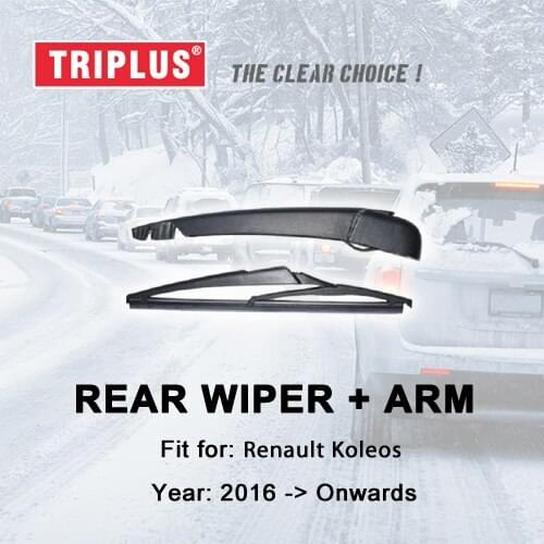 Rear Wiper Arm with Blade for Renault Koleos (2016-Onwards) 1pc 9" 230mm, Rear Wiper Arm Rear Wiper Blades