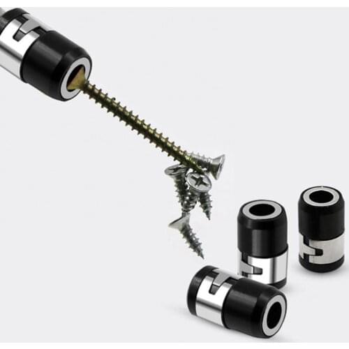 1 Pc Metalworking Magnet Ring Anti-corrosion Electric Drill Bit Magnetic Ring Pick-up Tool For Hexagon Flat Screwdriver 6.35mm