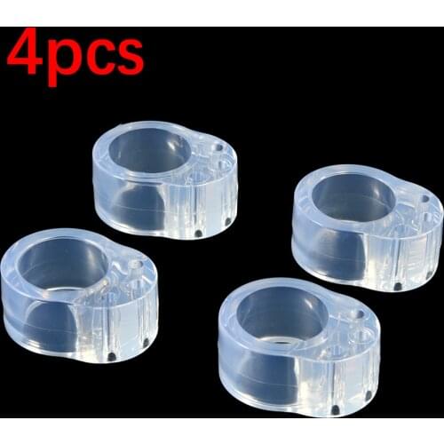 2/4 Door Stopper Transparent Silica Gel Door Handle Buffer Baby Safety Children Protection Shockproof Pad Door Stoper