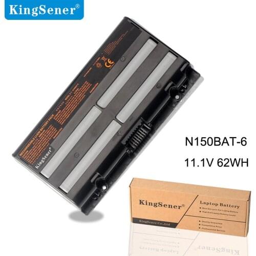 KingSener N150BAT-6 Laptop Battery For Clevo N155SD N150SD N150SD N170SD For SAGER NP7155 NP7170 XMG A505 A726 6-87-N150S-4U93