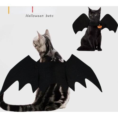 Halloween Accessories Halloween Decorations Cat Harness Halloween Cat Harness Cute Small Pet Cat Bat Wing Halloween Cat Wings