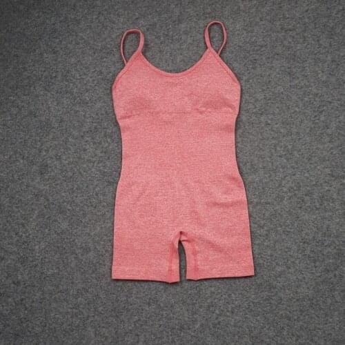 Seamless Yoga set Summer Women Sexy Jumpsuit Sleeveless Bodycon Sport Jumpsuits Romper Playsuit For Women