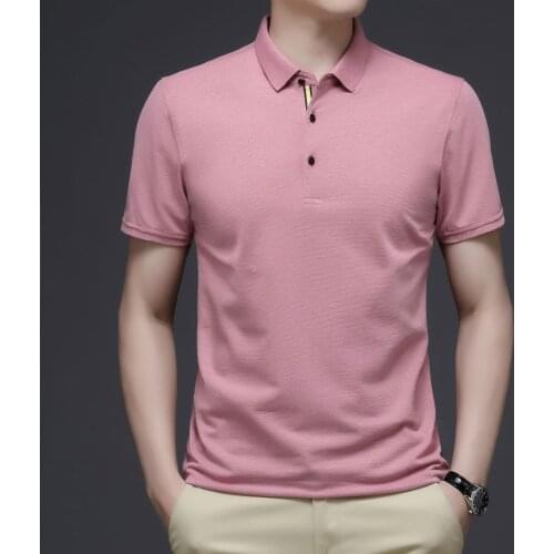 Summer mens clothing, mens POLO shirts, business casual POLO shirts, short-sleeved plus size POLO shirts