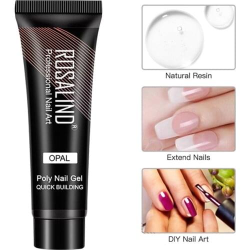 Multifunctional Nail Extension Gel Extension Poly UV Polish Clear Acrylic Nails Extensions Manicure Starter Set