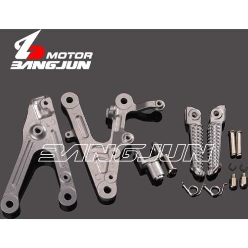 Motorcycle Durable Front Footrest Foot Peg Triangular Support Fits YZF-R6 2003-2004-2005 R6S 2006-2010