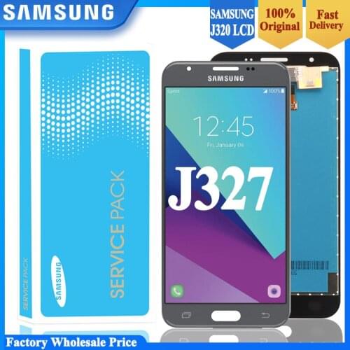 Original LCD For SAMSUNG GALAXY J327 LCD J3 Prime 2017 j327W J327V J327T J327P Display Touch Screen Display Assembly Replacement