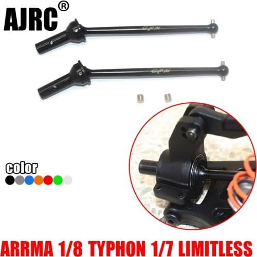 ARRMA 1/7 LIMITLESS INFRACTION 1/8 TYPHON Hardened steel front and rear CVD universal joints AR310455/310451/AR310452