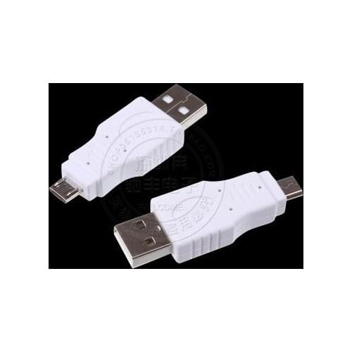 2PC NEW Hot Black Micro USB Male to USB A Female Adapter Connector
