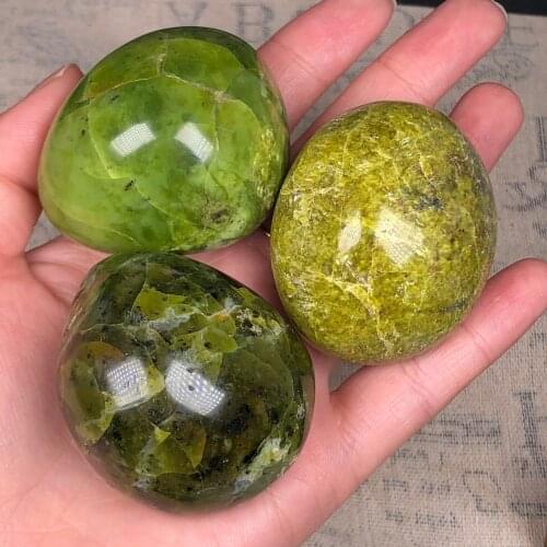 Natural Green Opal Gemstone Rock And Minerals Crystal Stone For Chakra Healing Fengshui Decortion