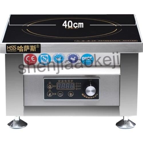 Commercial induction cooker 6000w 11gear household business Electromagnetic furnace cooking Heat food HSS-605G 1pc