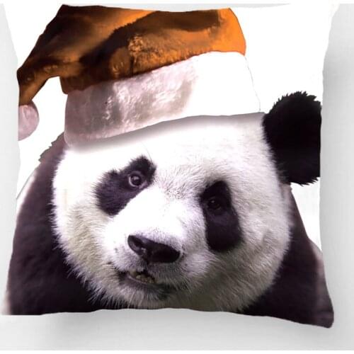 Christmas Panda Bear Wedding Throw Pillow Decorative Cushion Cover Pillow Case Customize Gift By Lvsure For Sofa Seat Pillowcase