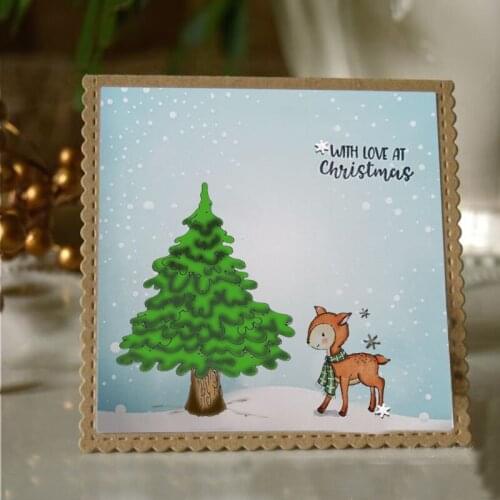 NCraft Christmas Clear Stamps T1521 Scrapbook Paper Craft scrapbooking Christmas tree