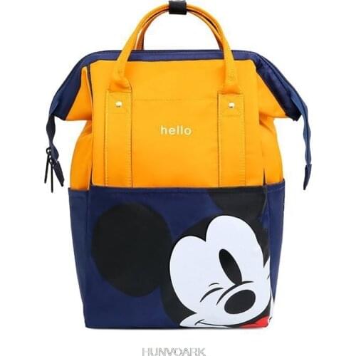 Disney Micky Women Laptop Backpack Fashion Oxford Capacity Students School Backpacks Laptop Casual Travel Rucksack Mochilas