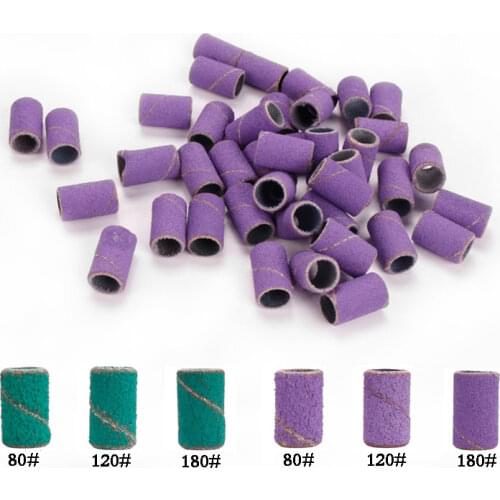 Nail Art Sanding Bands For UV Gel Acrylic Polish Remover Tool Electric Nail Drill Bits Machine Sand bands