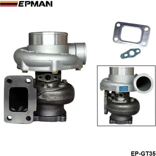 Turbocharger turbo charger GT35 GT3582R Compressor:A/R 0.70 Turbine:A/R 82 T3 Flange wet float bearing 4 bolt 400-600hp EP-GT35