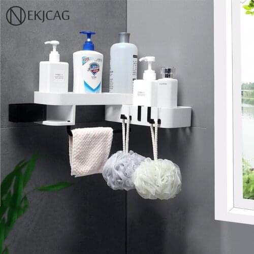 Corner Shower Shelf Bathroom Shampoo Storage Rack Shower Shelf prateleira almacenamiento y organizacion 2019