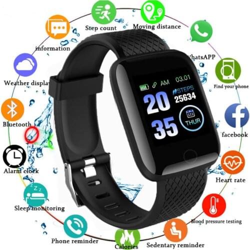 Bluetooth Smart Watch Heart Rate Blood Pressure Wristband Fitness Tracker Sport Bracelet Waterproof Smart Watch For Android IOS