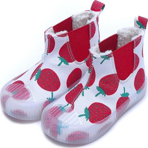 Winter Girls Snow Boots 2020 New keep Warm Boys' Cotton Shoes Childrens School cotton shoe soft bottom SGF098