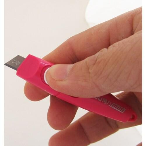 10pcs Mini Utility Knife Box Cutter Auto-Retractable Razor Blade Knife 2020