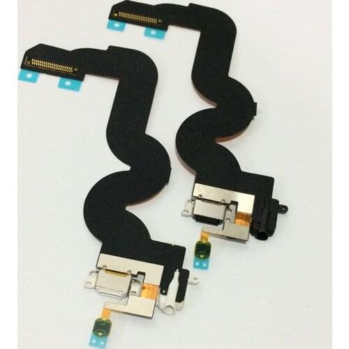 100Pcs Free DHL Original Home Button 3.5mm Audio Jack Headphone Charger Dock USB Charging Port Flex Cable for iPod Touch 5