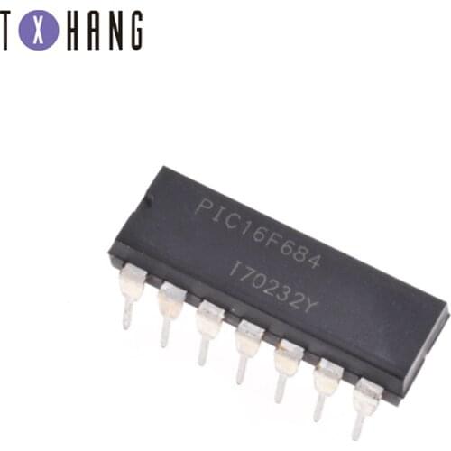 2pcs/lot PIC16F684 PIC16F684-I/P DIP14 diy electronics