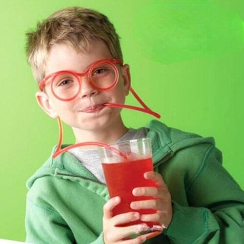20pack Fun Funny Eyes Glasses Creative Art DIY Styling Props Birthday Party Holiday Straws Children Adult Glasses Straws Boys