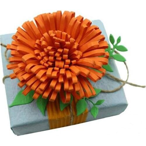 3D Stripes Flower Craft Dies Metal Cutting Dies Stencil for DIY Scrapbooking Photo album Paper Card Making Decorative