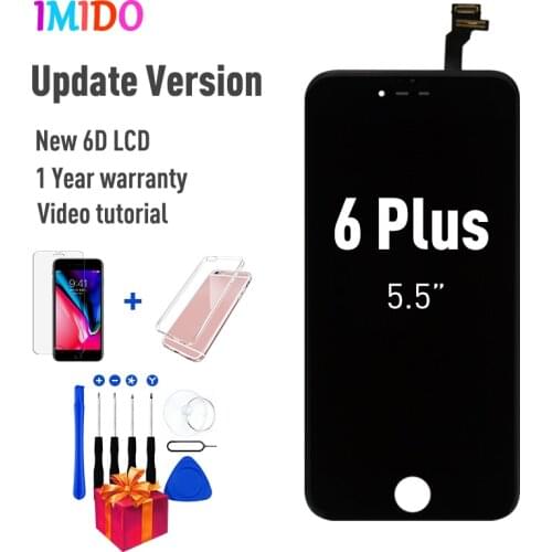 5.5 Inch LCD Screen For iPhone 6 Plus Display Touch Panel Digitizer Assembly Replacement For iPhone 6P AAA+++100% No Dead Pixel