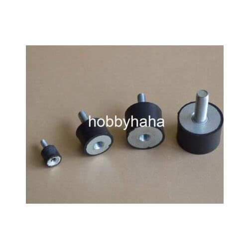 5pcs M6*18 25x20mm M6Male Thread Rubber Anti Vibration Shock Pad Type VD
