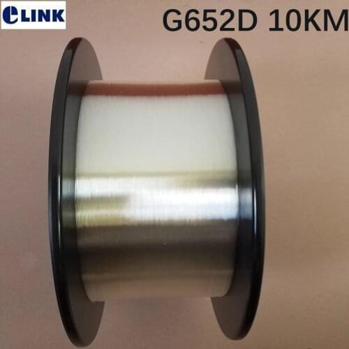8km/roll Bare optical fibre G652D Singlemode SM 9/125um 8Km/spool without connector for OTDR test launch cable bare fiber