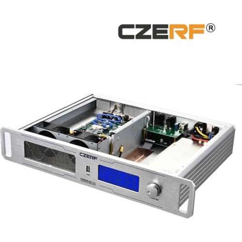 Free Shipping USB Wholesale /Retail CZERF 400W 110V Wireless FM Transmitter 2U box 87.5~108MHz Adjustable