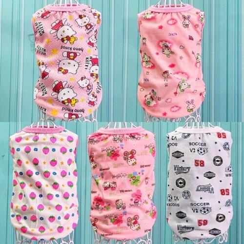 Free Shipping Puppy Dress Small Dog Cat Pet Clothes Apparel Ropa De Verano Para Perros Dog Clothes Summer