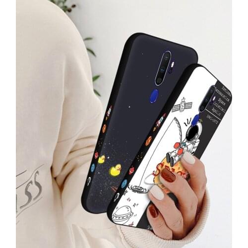 Side Print Phone Case For OPPO A5 A8 A9 A31 Space Astronaut Back Cover For OPPO A93 AX5 A7 A71 A72 A83 A92 A92S A94