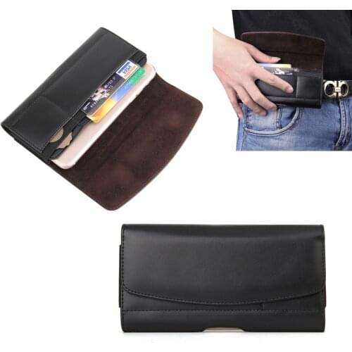 Leather Mobile Phone Belt Clip Case Pouch For Huawei P smart,P10 Plus,Honor 10i 9 Lite 8 Pro Magic 2 3D,Wiko View Prime/View XL