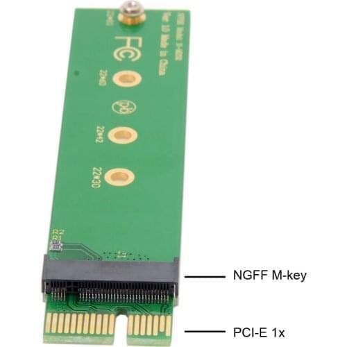 Chenyang NGFF M-key M key M.2 NVME AHCI SSD to PCIe PCI-E 3.0 1x x1 Vertical Adapter for XP941 SM951 PM951 960 EVO SSD