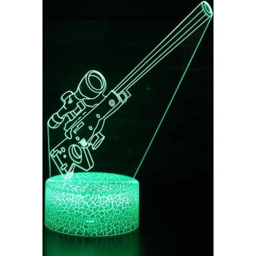 Colorful Touch Remote Control 3d Night Light Usb Plug In Gift Usb Night Lamp Bed Room Light Decoration Led Desk Lamp