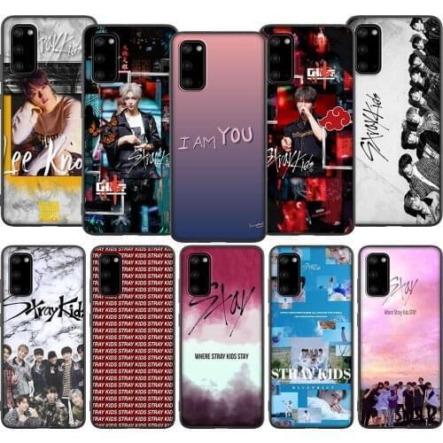 K129 Stray Kids K Pop Case for Samsung A2 A3 A5 A6 A7 A8 A9 A10S A20S A30S A40S A50S A70S J4 J6 J7 J8 Plus Prime