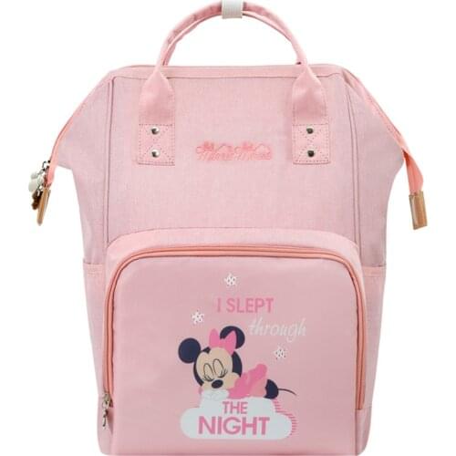 Disney Large Capacity Baby Diaper Bag Waterproof Mommy Bag Backpack For Travel Maternity Stroller Fashion Bag Colorful