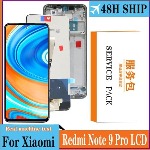 6.67'' Display for Xiaomi Redmi Note 9 Pro Display Touch Screen Digitizer Assembly for Redmi Note 9S display Repair Parts LCD