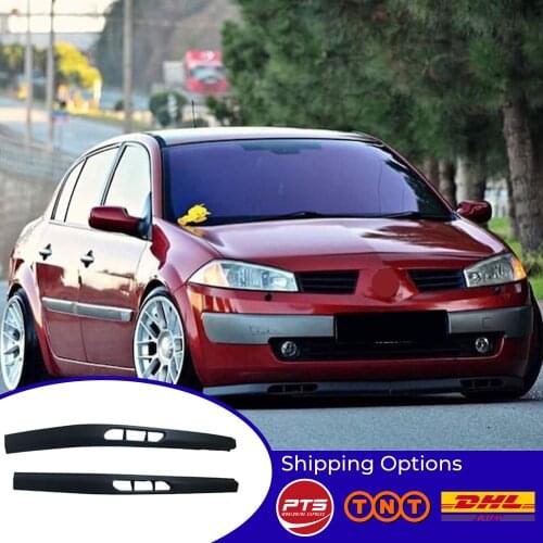 For Renault Megane laguna model FRONT SPOILER BUMPER LIP Euro Spoiler Lip Universal 2 pcs Body Kit