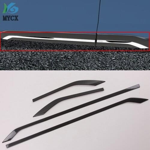 For Subaru Forester SK 2018 2019 Side Door Line Garnish Body Trim Accent Molding Cover Bezel Styling Protector 4pcs