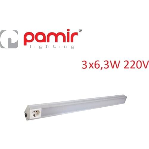Pamir Lighting 3x6,3W L:870mm Kitchen Type Applique PL9U13L15C Energy Saving Light, Decorative Design