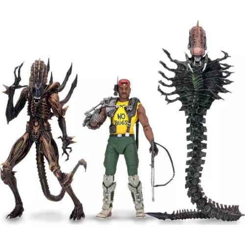 NECA ALIENS Space Snake Alien Scorpion Alien Marine Apone 7" Action Figure AVP Model Collection Toy